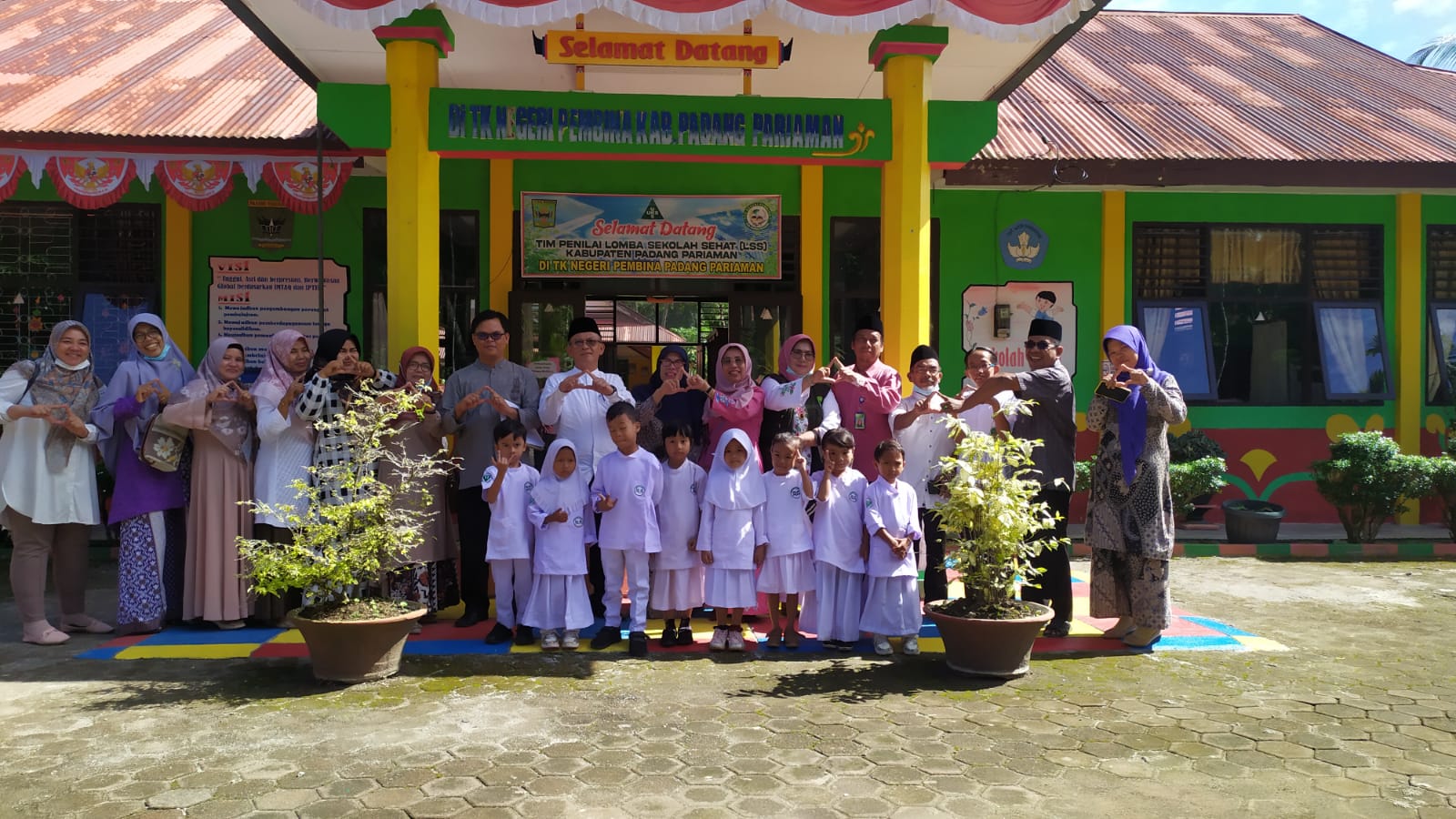 Penilaian Sekolah Sehat Tingkat Kabupaten Padang Pariaman di TK Pembina Kabupaten Padang Pariaman